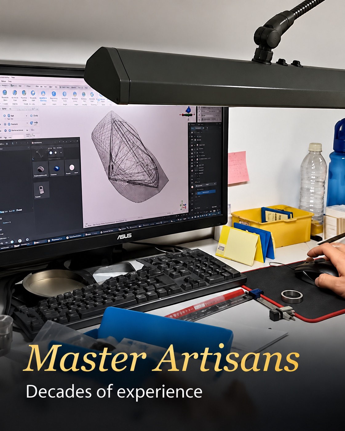 Jewelry design workstation