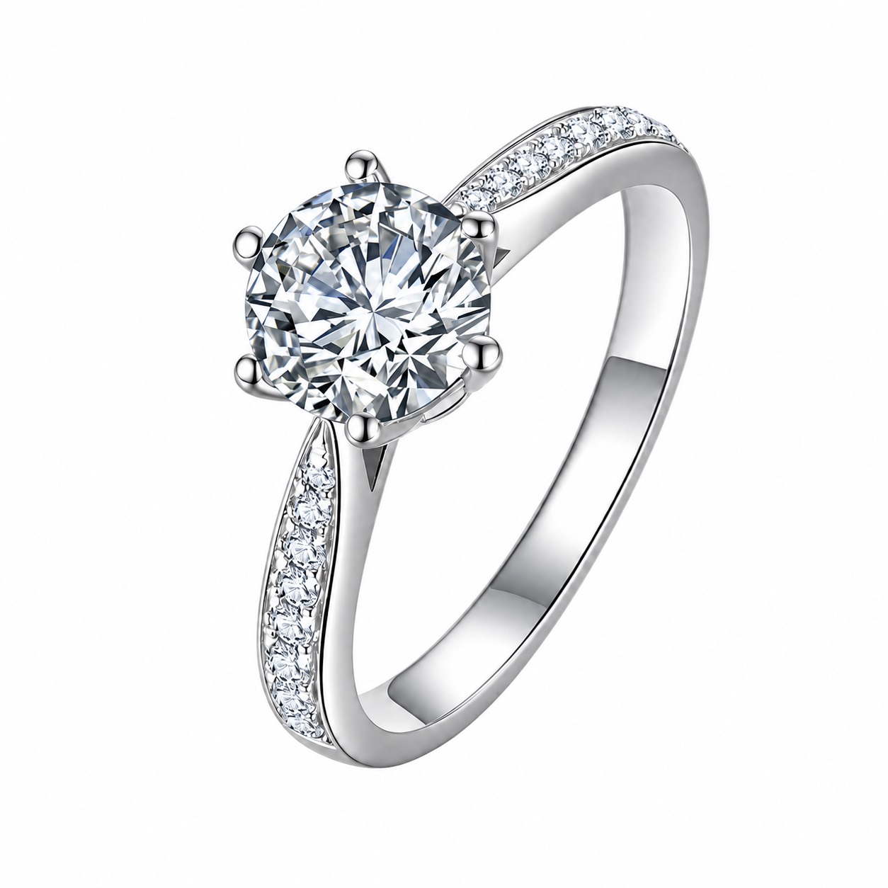 Pavé Solitaire