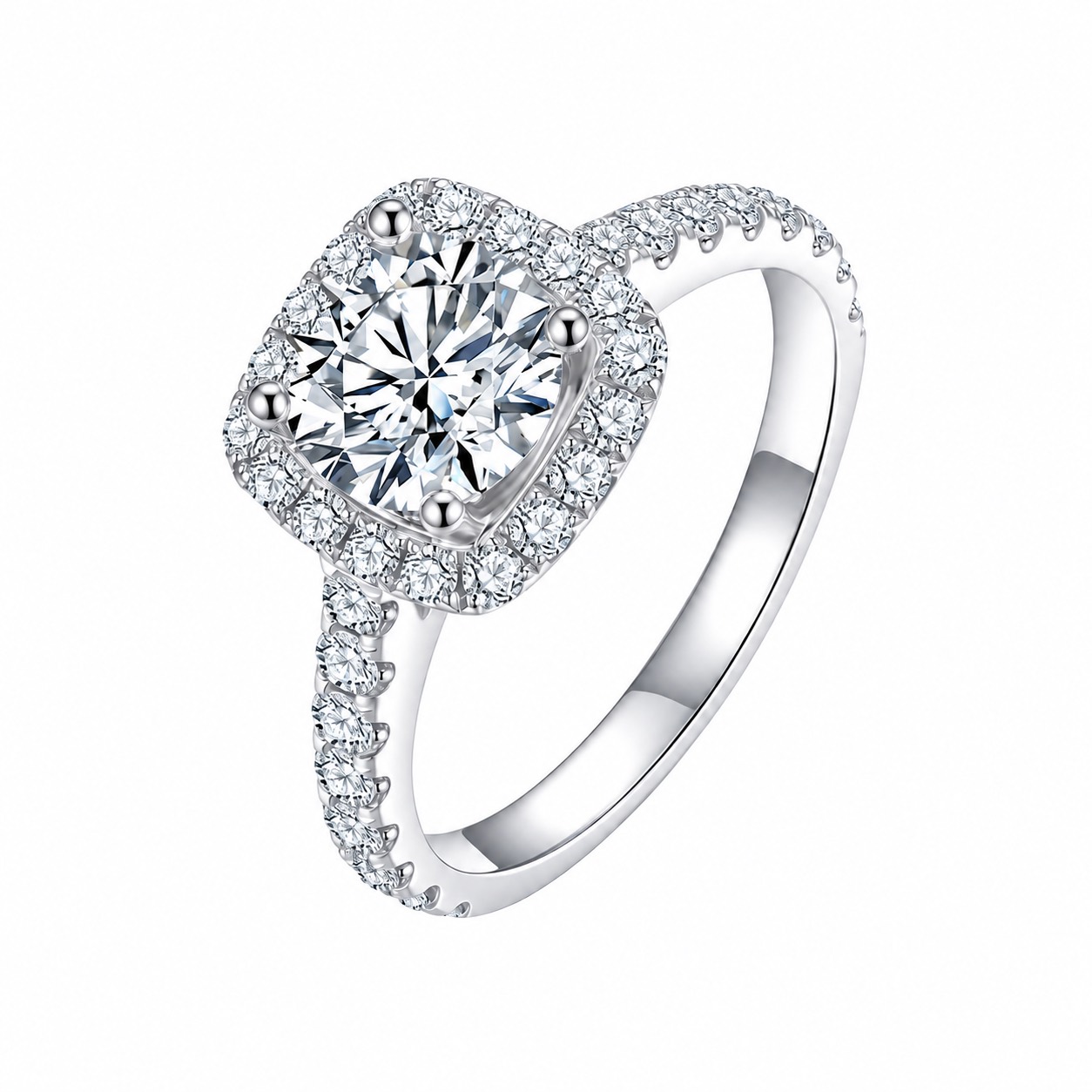 Statement Halo Ring